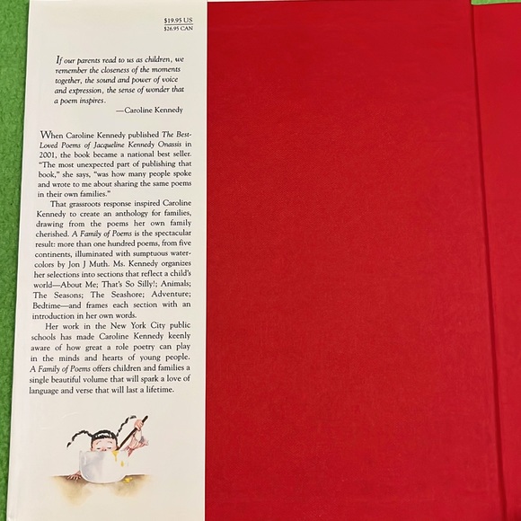 Caroline Kennedy A Family Of Poems HC/DJ Book EXC - Picture 3 of 9